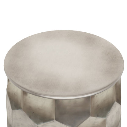 Handcrafted metal storage coffee table with removable top in brushed steel finish HouseOfZazla on Tampa Home & Garden Store