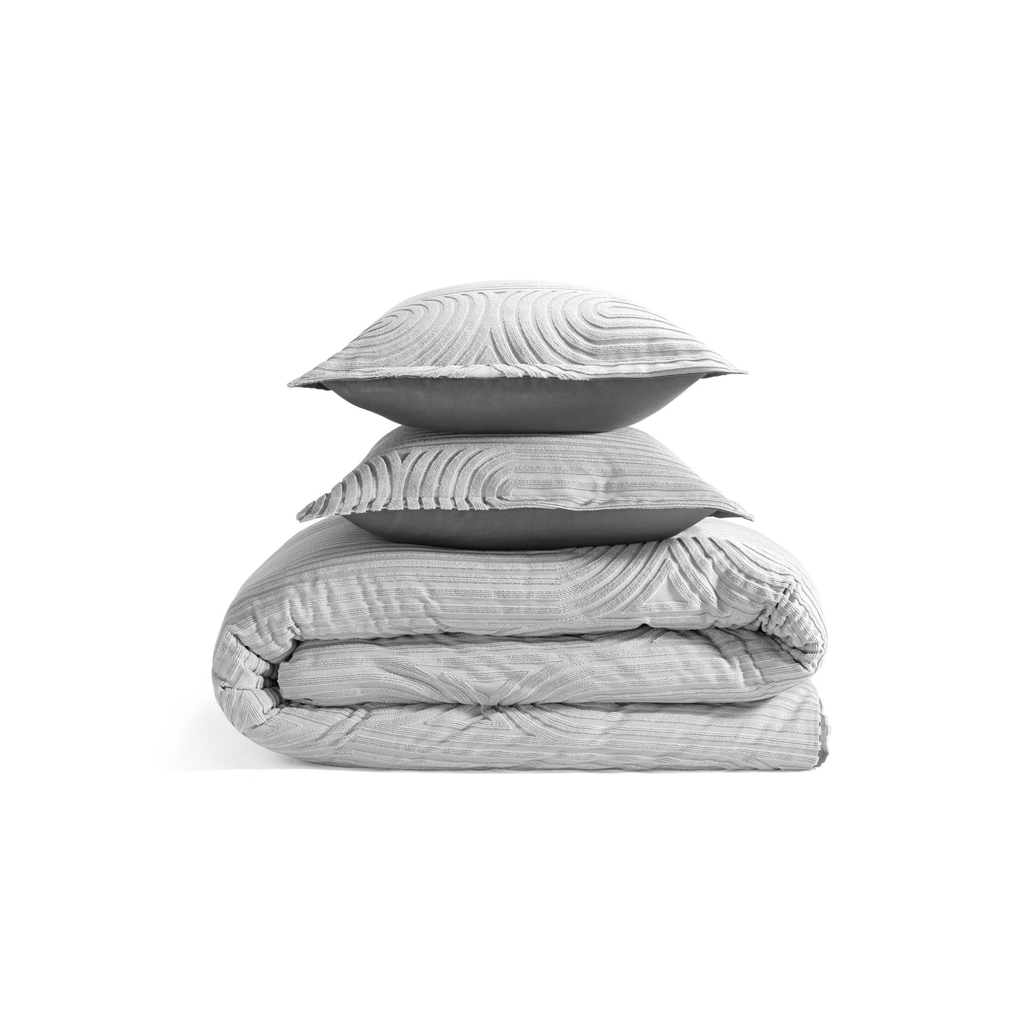 BedGear Performance Duvet Set, Queen, Grey/Racetrack pattern by HouseOfZazla Bedding on Tampa Home & Garden Store