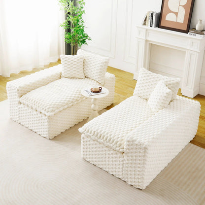 Multifunctional Sofa Side by Side or Facing