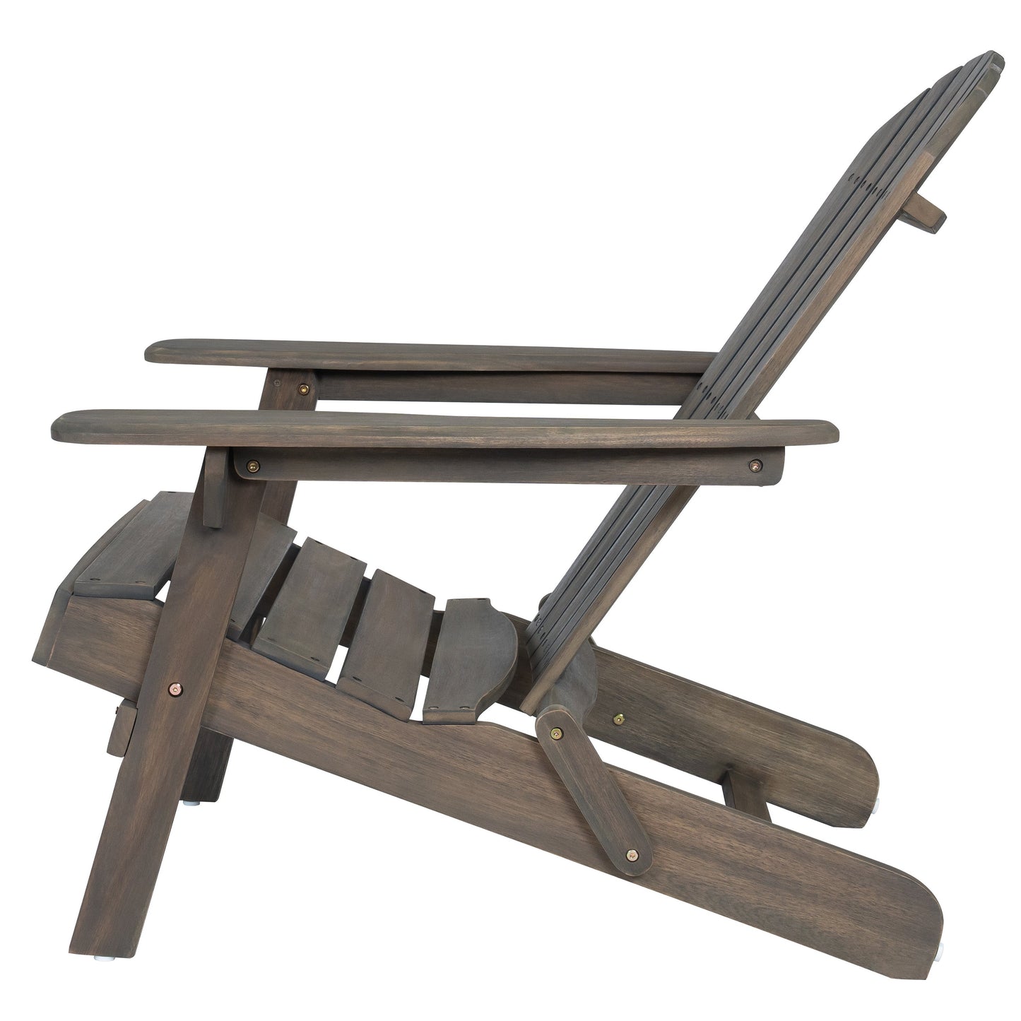 Malibu Adirondack Chair, dark-stained wood outdoor furniture by HouseOfZazla on Tampa Home & Garden Store
