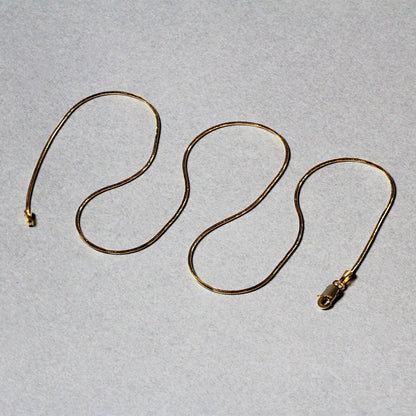 14k Yellow Gold Round Snake Chain Necklaces 0.9mm x3 by Bids.com on Tampa Home & Garden Store