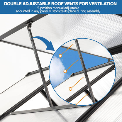 Outdoor Polycarbonate House and Raised Metal Base