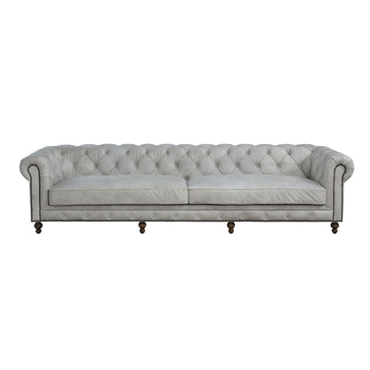 Ofer Sofa - Antique White, tufted stationary velvet sofa by HouseOfZazla on Tampa Home & Garden Store