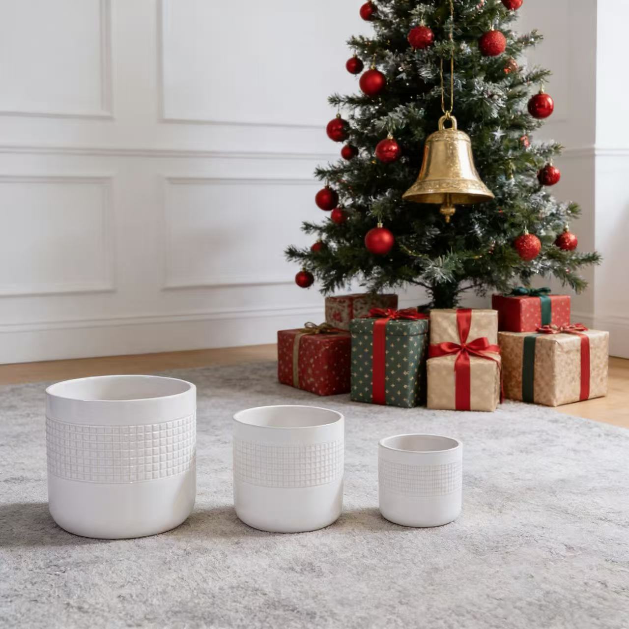 Handmade Ceramic Garden Pot and Planter Set