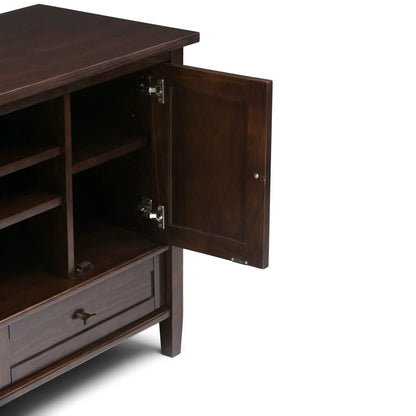 Warm Shaker TV Media Stand Handcrafted Wood
