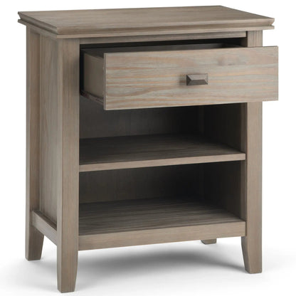 Artisan Handcrafted Bedside Table with Drawer