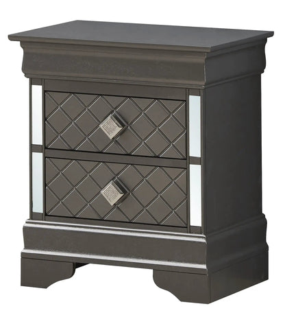 Verona Nightstand with Crystal Drawer Pulls