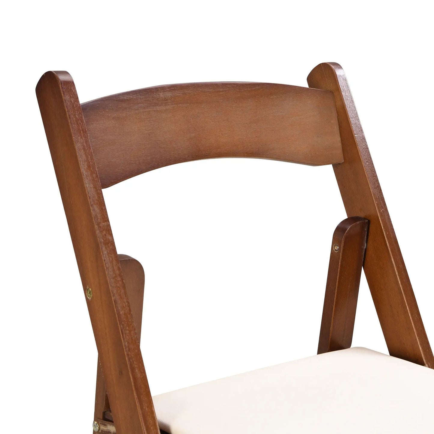 Solid Wood Upholstered Folding Chairs Dining Set