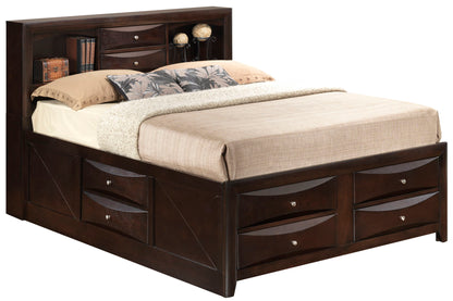 Marilla Storage Bed With Bookcase Headboard