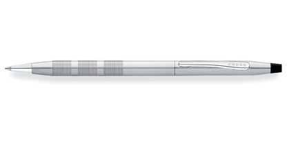 Cross Classic Century satin chrome ballpoint pen with textured grip rings and clip on Tampa Home & Garden Store