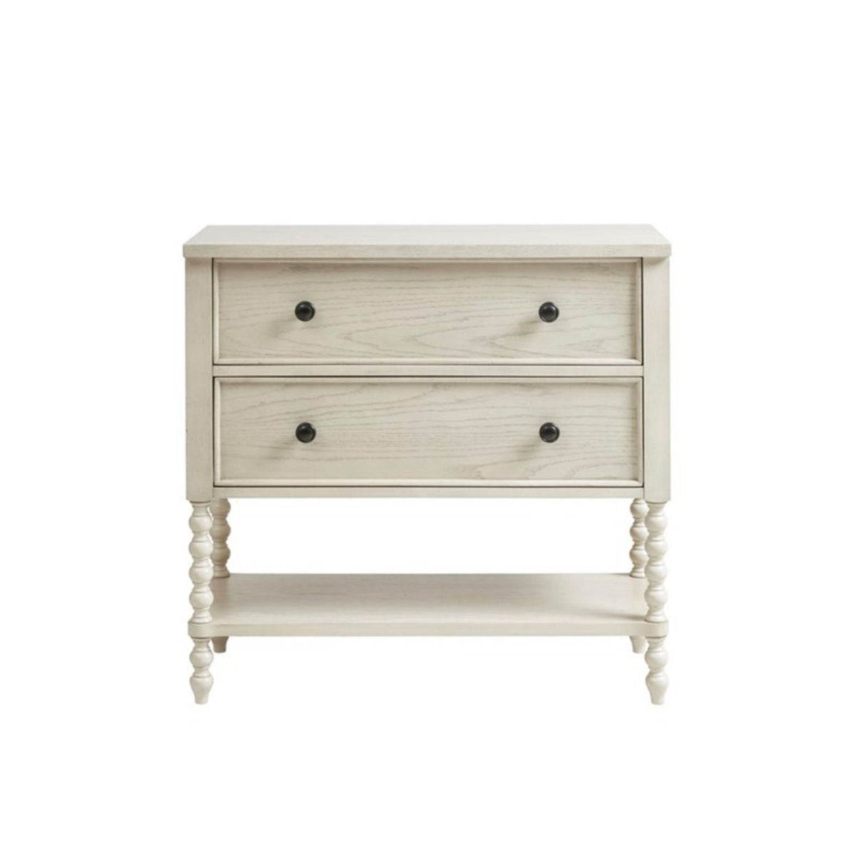 Signature Beckett 2 Drawer Accent Chest, solid wood frame, beige by HouseOfZazla on Tampa Home & Garden Store