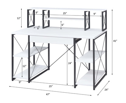 Amiel All Purpose Writing Desk With Ample Storage