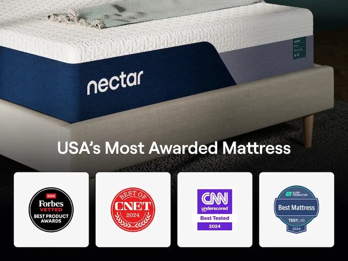 Nectar Premier Memory Foam Mattress for Mornings