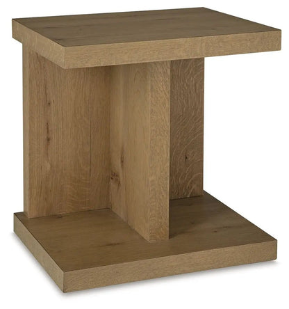 Brinstead Chair Side End Table with USB Charging