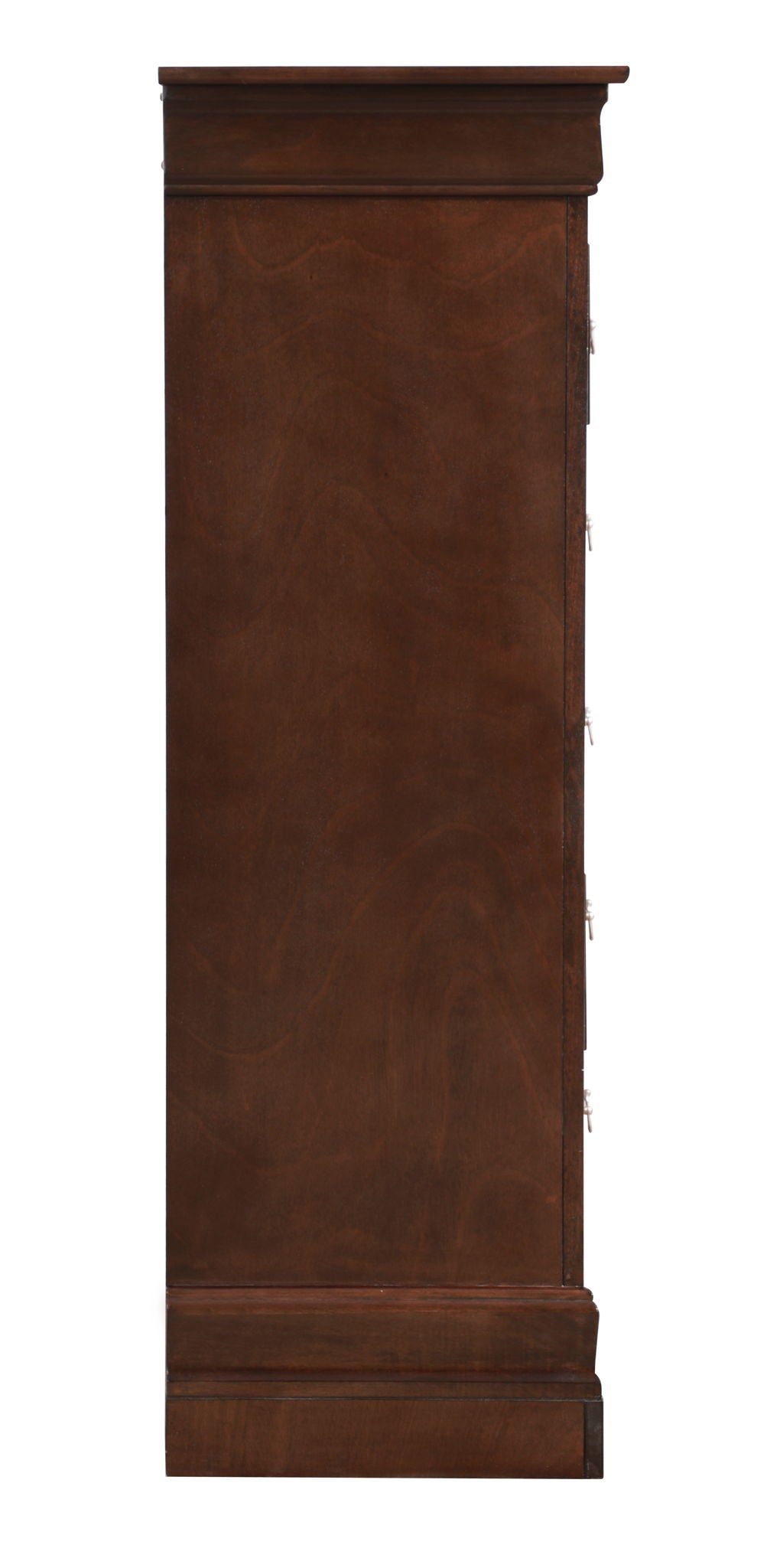 Louis Phillipe Accent Chest by HouseOfZazla, dark brown wood tall cabinet on Tampa Home & Garden Store