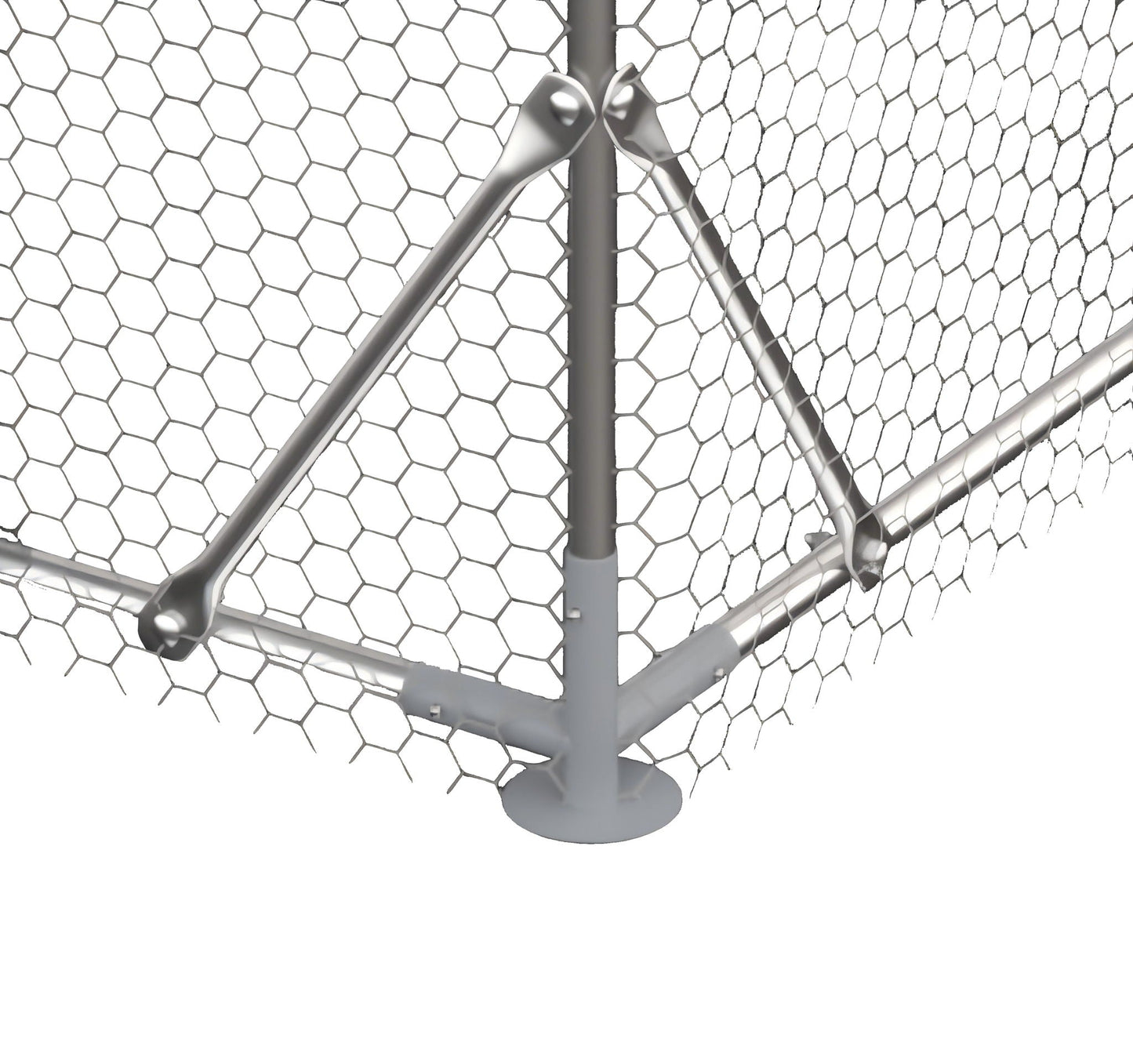 Large Metal Chicken Coop and Waterproof Cover