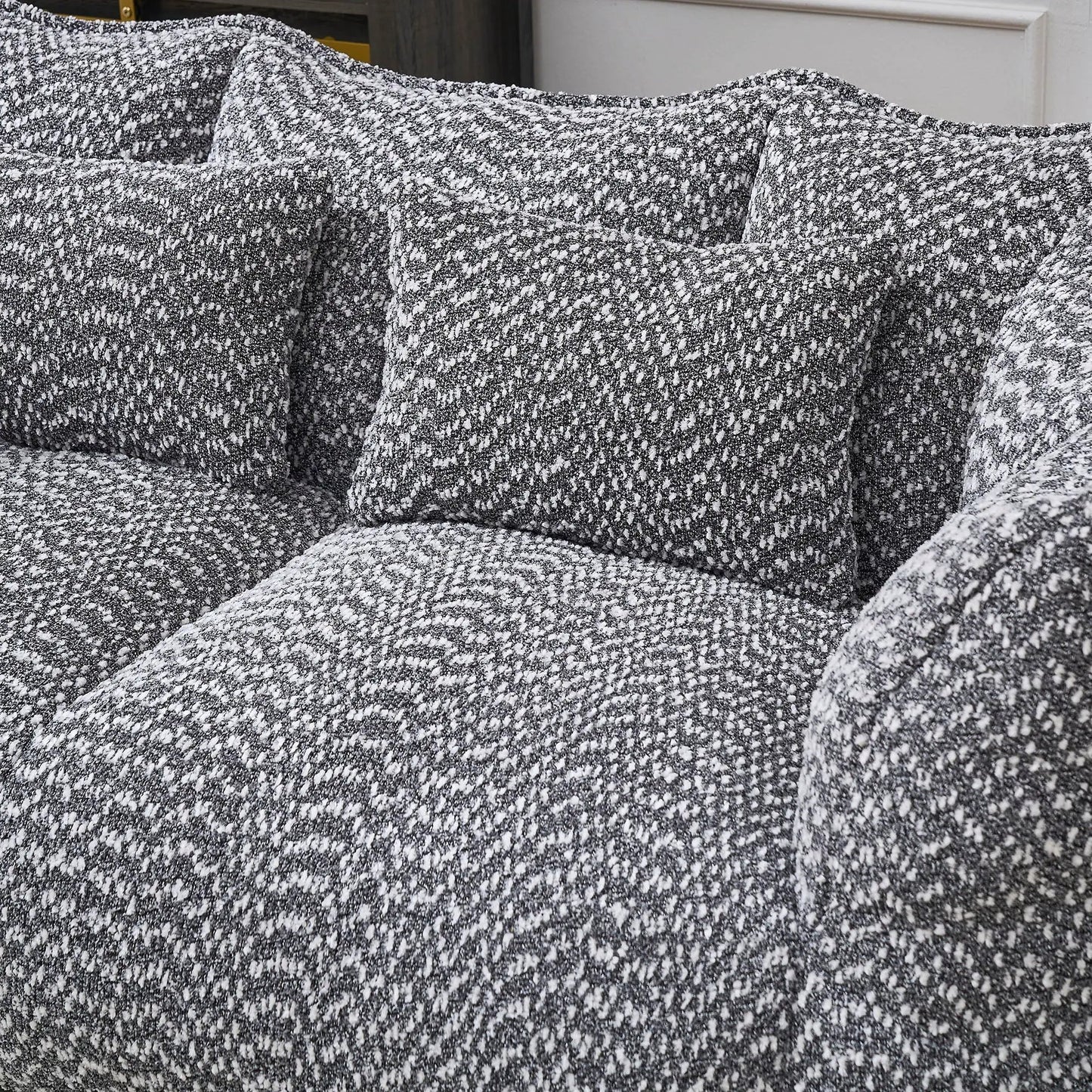 Comfortable Dual Beanbag Chair and Foam Core