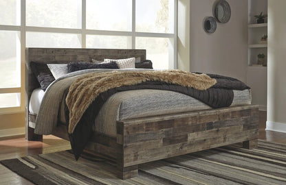 Derekson Panel Bedroom Set with Butcher Block