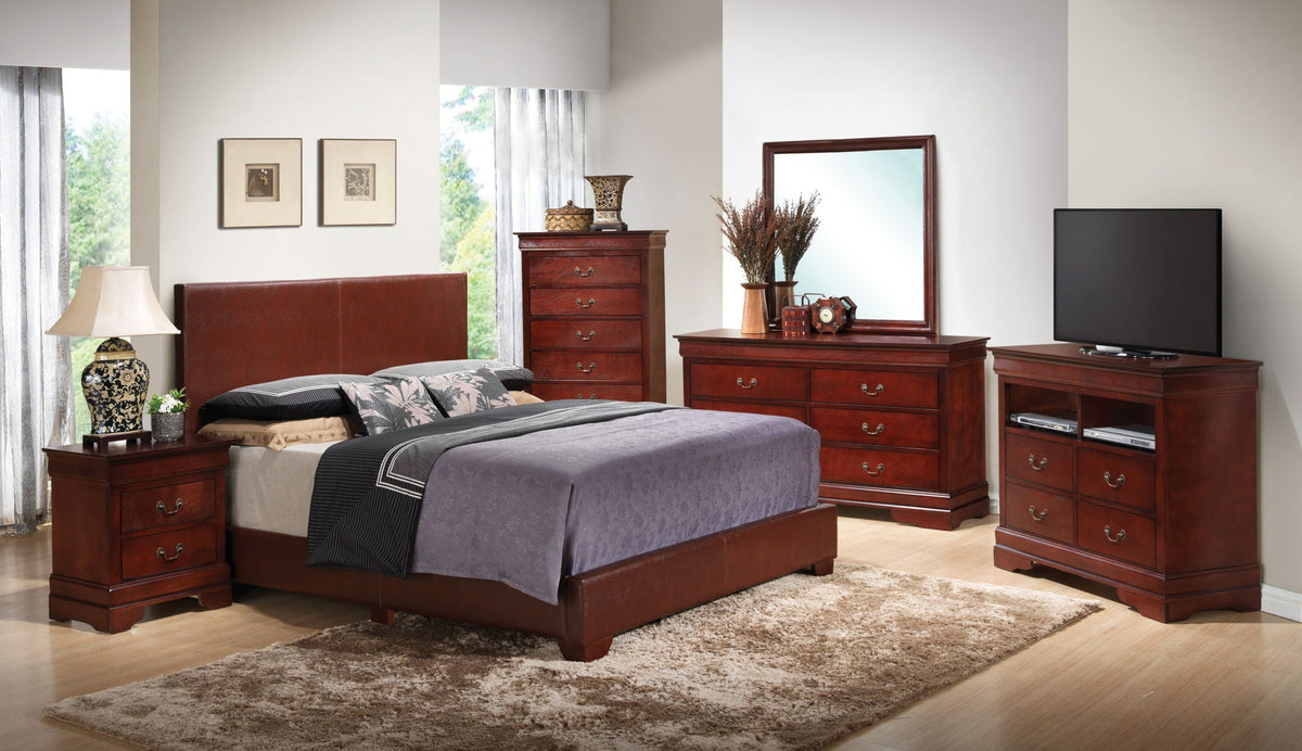 Glory Aaron Queen Platform Bed for a Bedroom