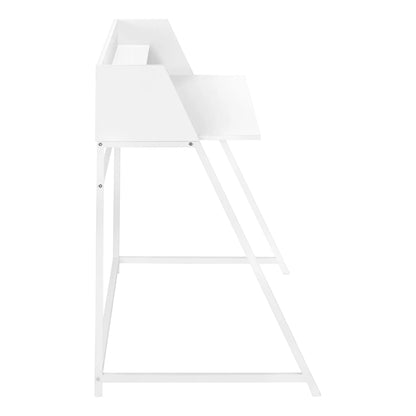 Marble Look Computer Desk for Home Office