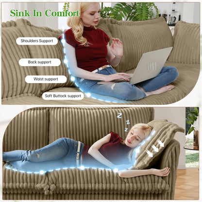 the Modern Slipcovered Sofa and Fabric Covers