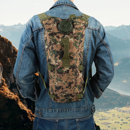 iMounTEK Hydration Pack 3L camouflage backpack with green bladder cap and adjustable straps on Tampa Home & Garden Store
