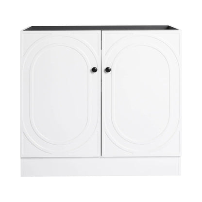 Modern Freestanding Vanity with Soft Close Doors