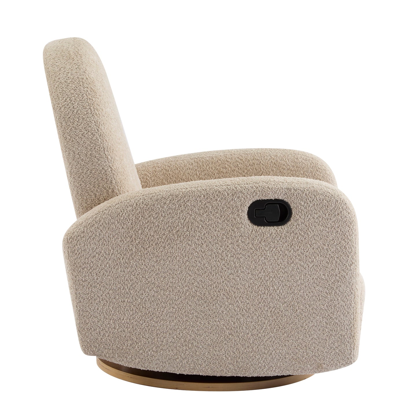 360 Swivel and Glider Recliner Chair in Almond