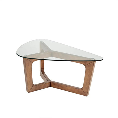 Walker Brown Coffee Table With Mid Century Design
