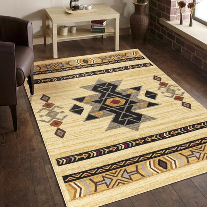 Southwest Area Rug With Desert Inspired Design