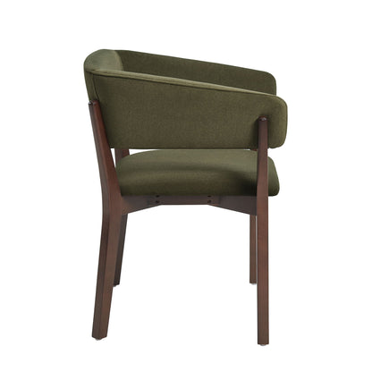 Blake Solid Beech Wood Modern Dining Armchair