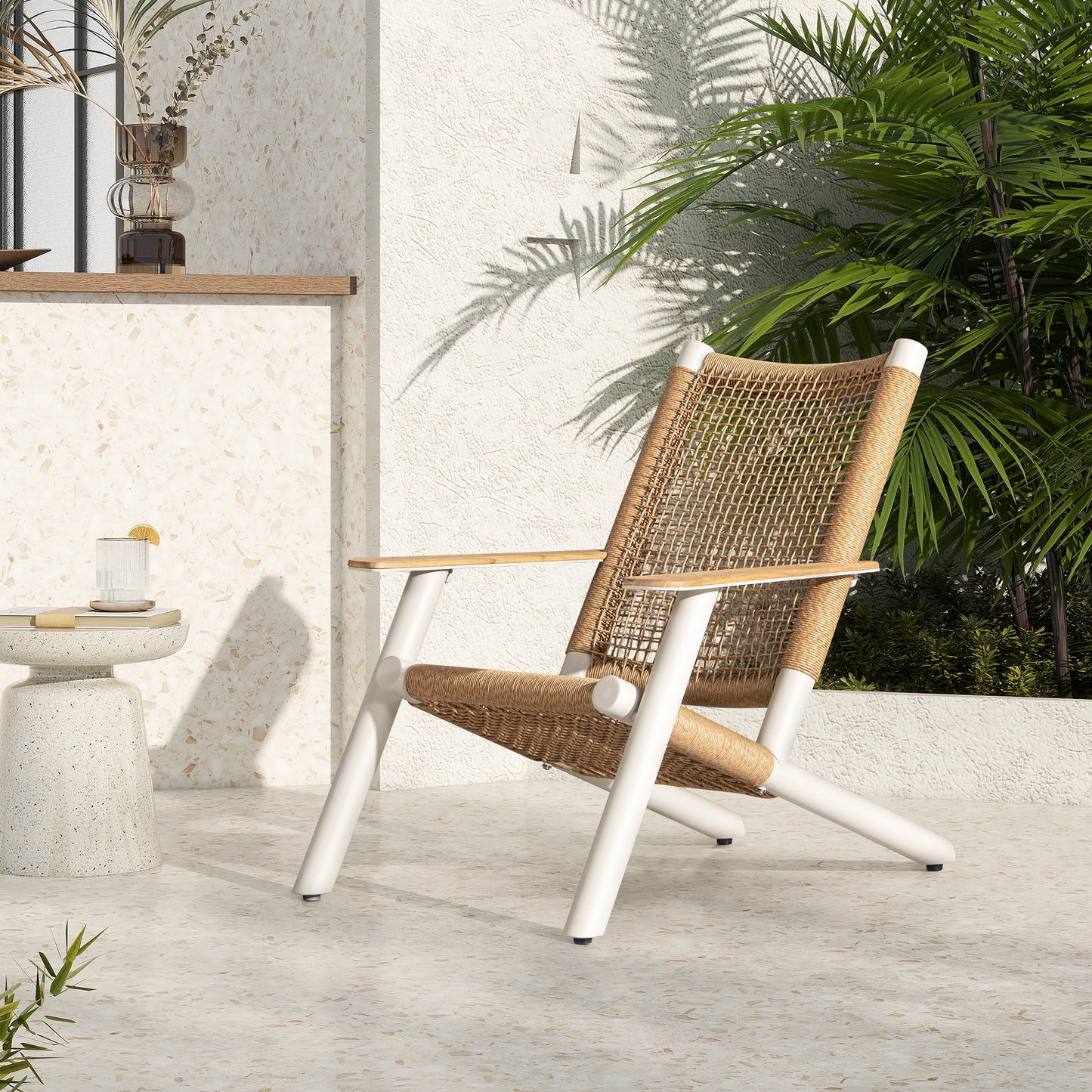 Atlas and Adirondack Outdoor Lounge Chair Set