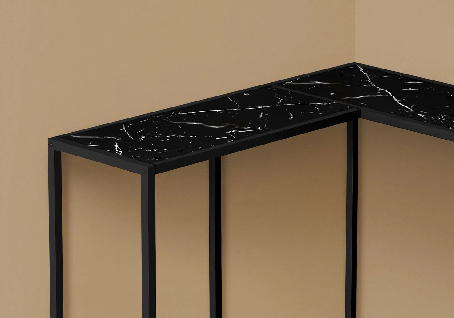 Corner Console Table With L Shaped Design