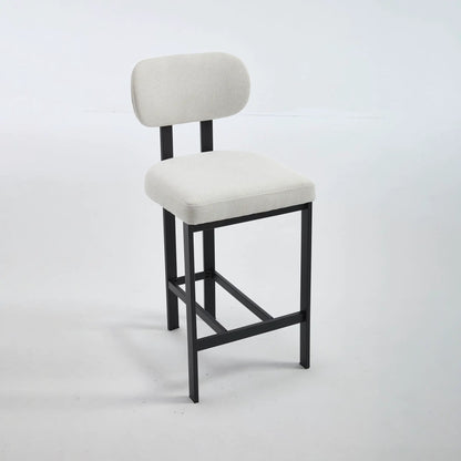 Modern Counter Height Stools Set of 2 Cushions