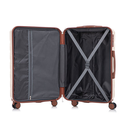 3-Piece Spinner Luggage 20/24/28 HouseOfZazla with black interior on Tampa Home & Garden Store