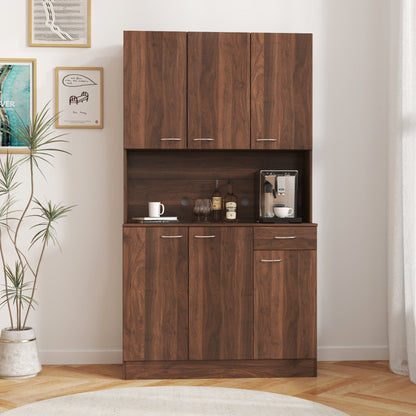 Tall Wardrobe and Kitchen Cabinet With Drawer
