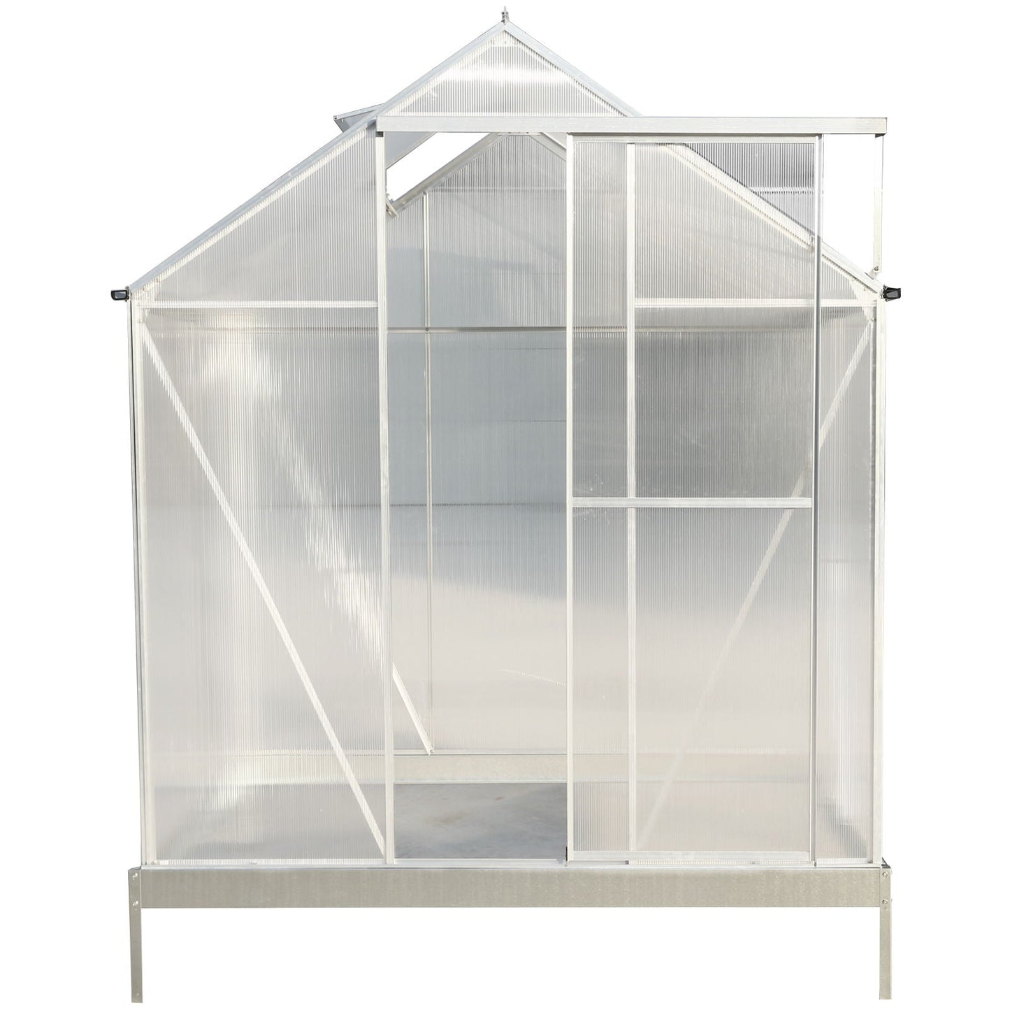 Heavy Duty Polycarbonate Greenhouse Kit and Door