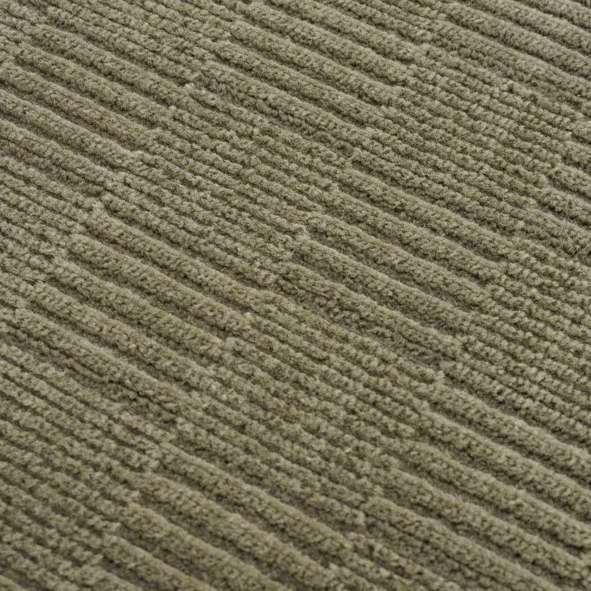 Kazuma Green Washable Area Rug green textured ribbed pile indoor use on Tampa Home & Garden Store