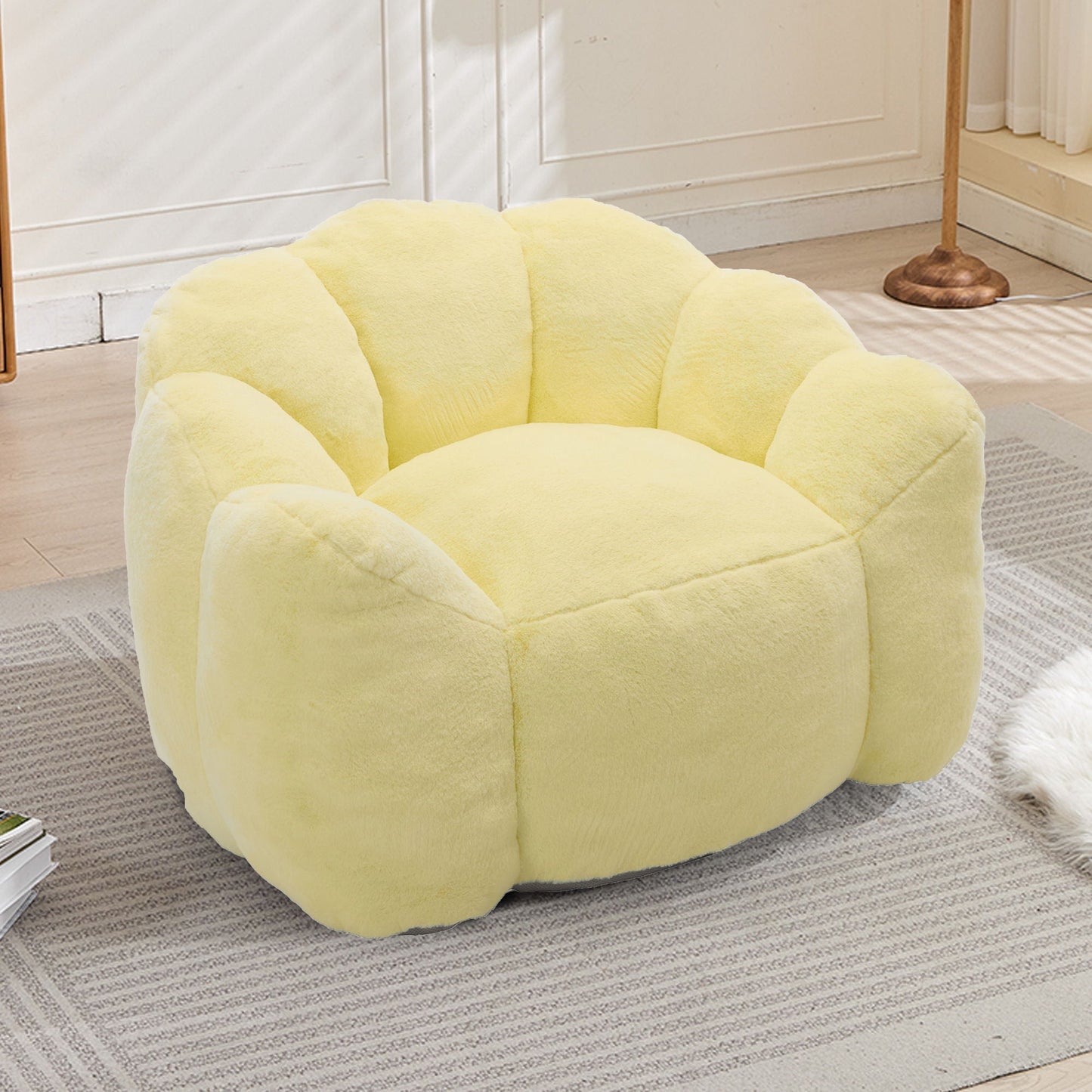 Elegant Lotus Style Pull Down Sofa with Legs