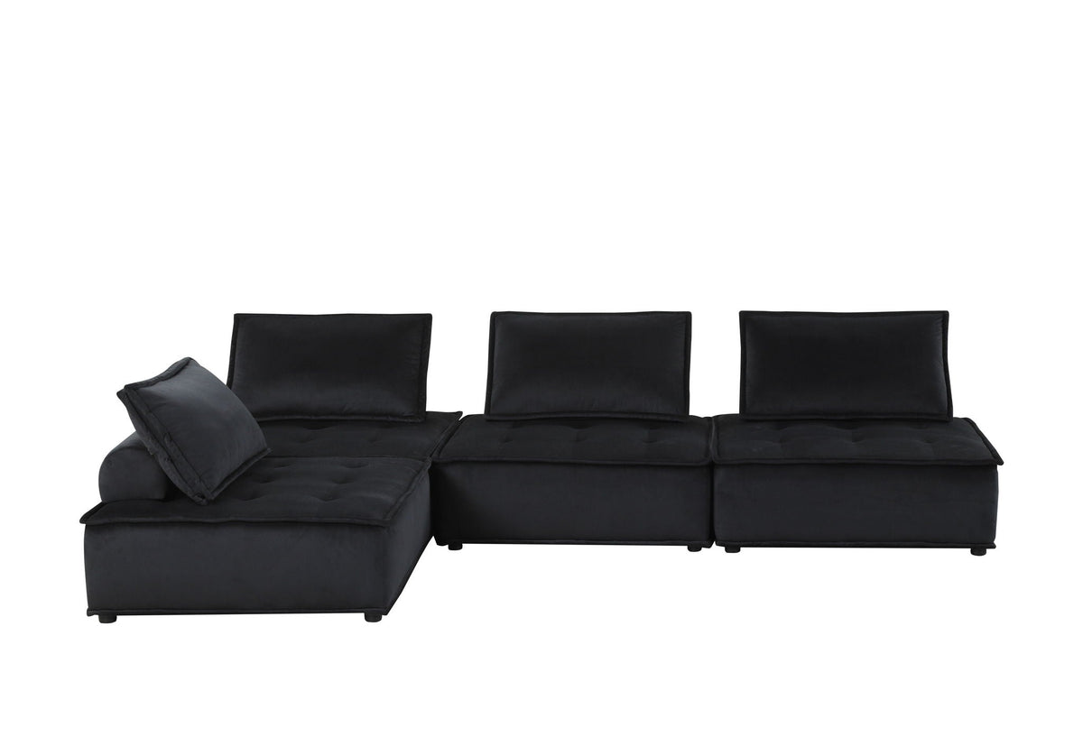 Modern Anna Tufted Modular Sofa And The Comfort