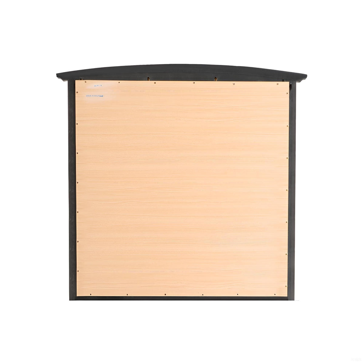Elegant Modern Farmhouse Wall Mirror with black frame and wood backing by HouseOfZazla on Tampa Home & Garden Store