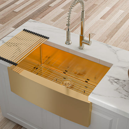 Farmhouse Apron Front Stainless Steel Sink