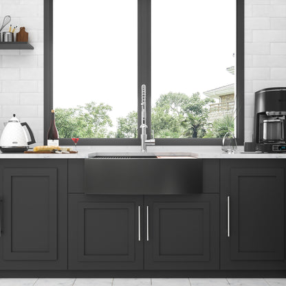 Farmhouse Kitchen Sink With Apron Front And Steel