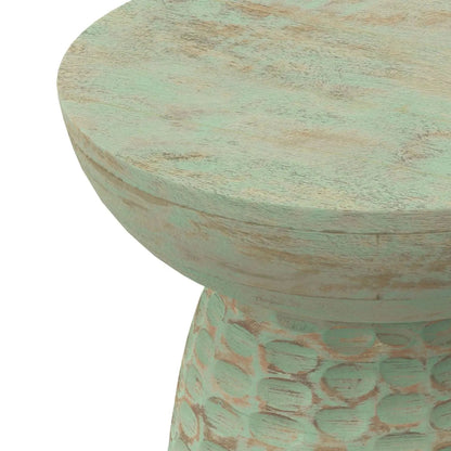 Boyd accent table with distressed mint-green wood finish and grain by Unique Piece Furniture on Tampa Home & Garden Store