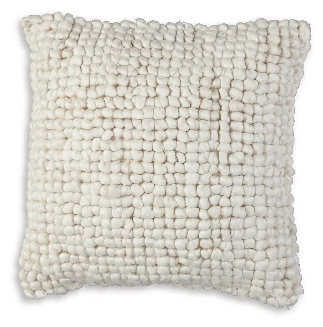 Aavie throw pillow in cream chunky knit texture by Unique Piece Furniture on Tampa Home & Garden Store