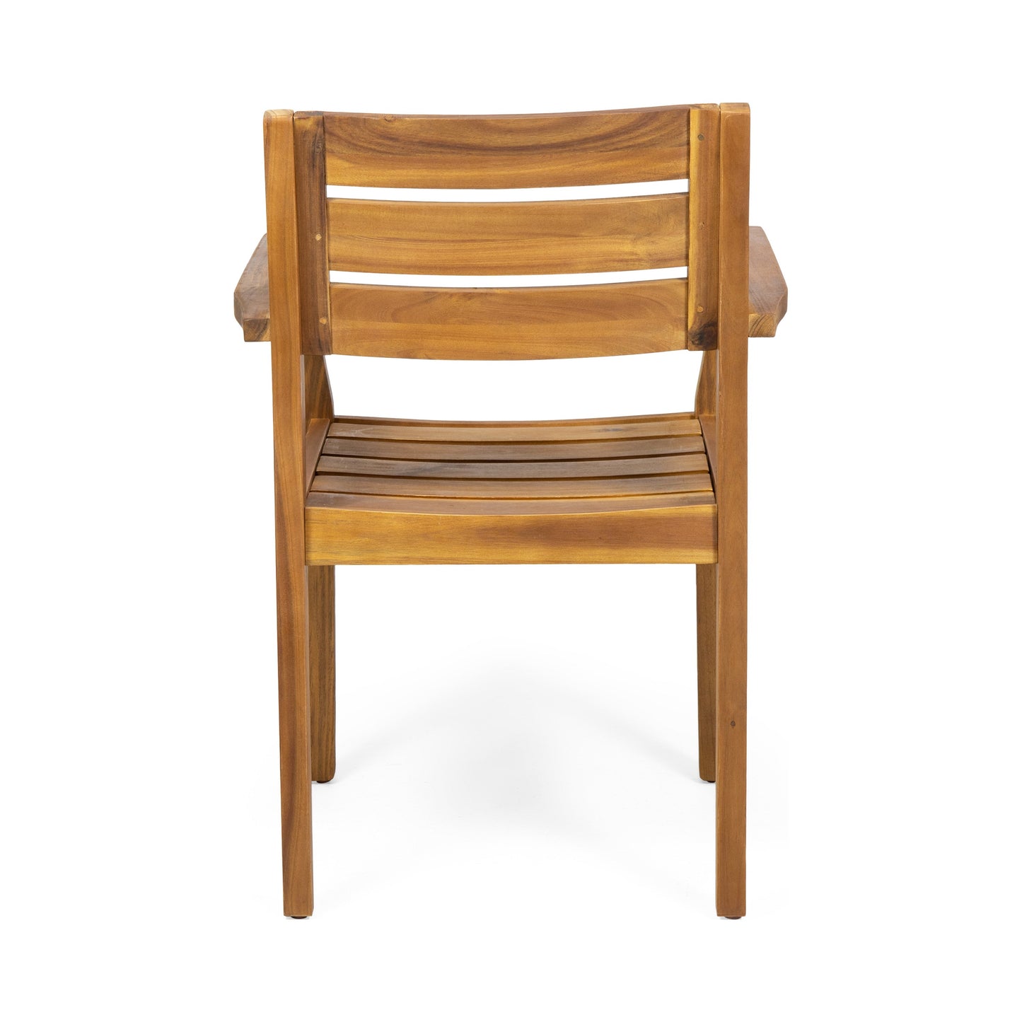 Stamford chair acacia wood outdoor armchair with slatted back HouseOfZazla on Tampa Garden Store on Tampa Home & Garden Store