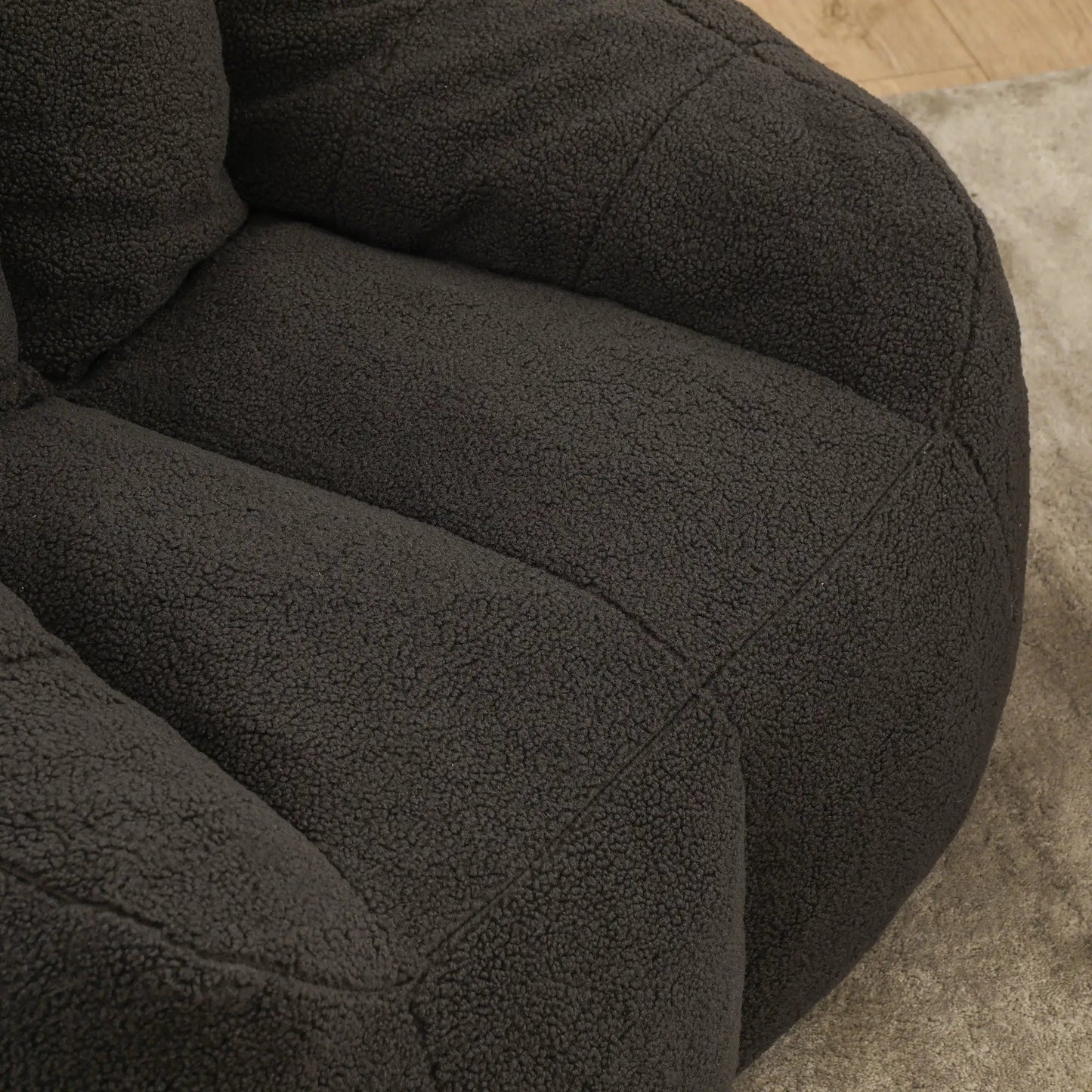 Comfy Bean Bag Chair with Memory Foam Filler