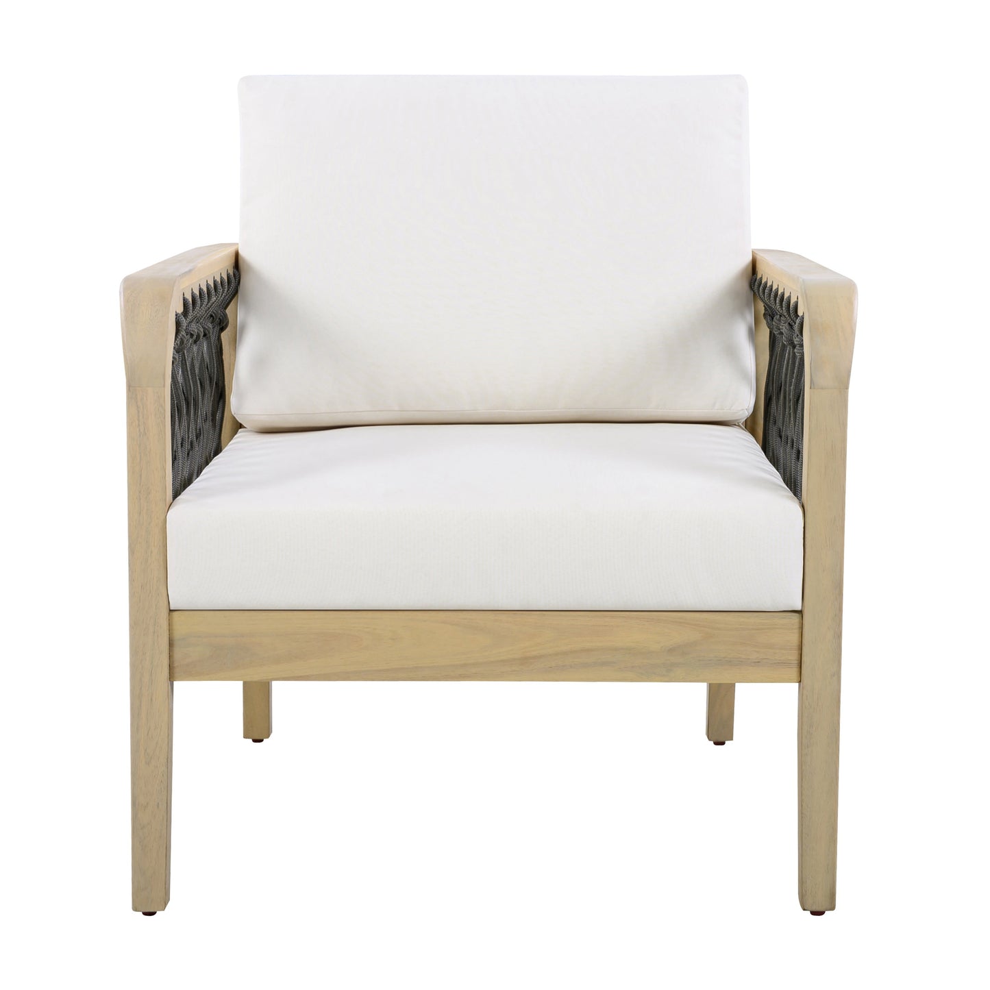 4 Piece Acacia Wood Outdoor Patio and Garden Set