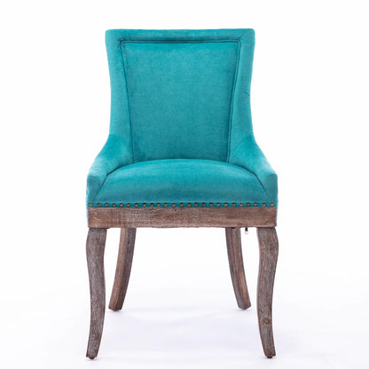 Ultra Side Dining Chair Set of 2 with Nail Heads