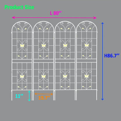 Garden Metal Trellis for Climbing Plants
